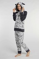 Kayser Pijama Dama  Coral Fleece 60.1408-Gris